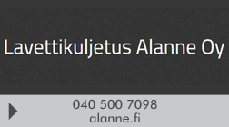 Lavettikuljetus Alanne Oy logo